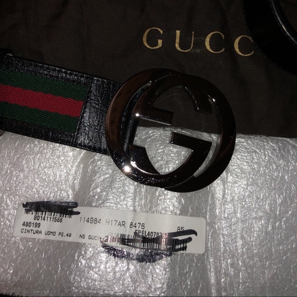 GUCCI INTERLOCKING G WEB BELT (SOLD) - Picture 1 of 7